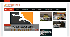 Desktop Screenshot of jeux-video.info